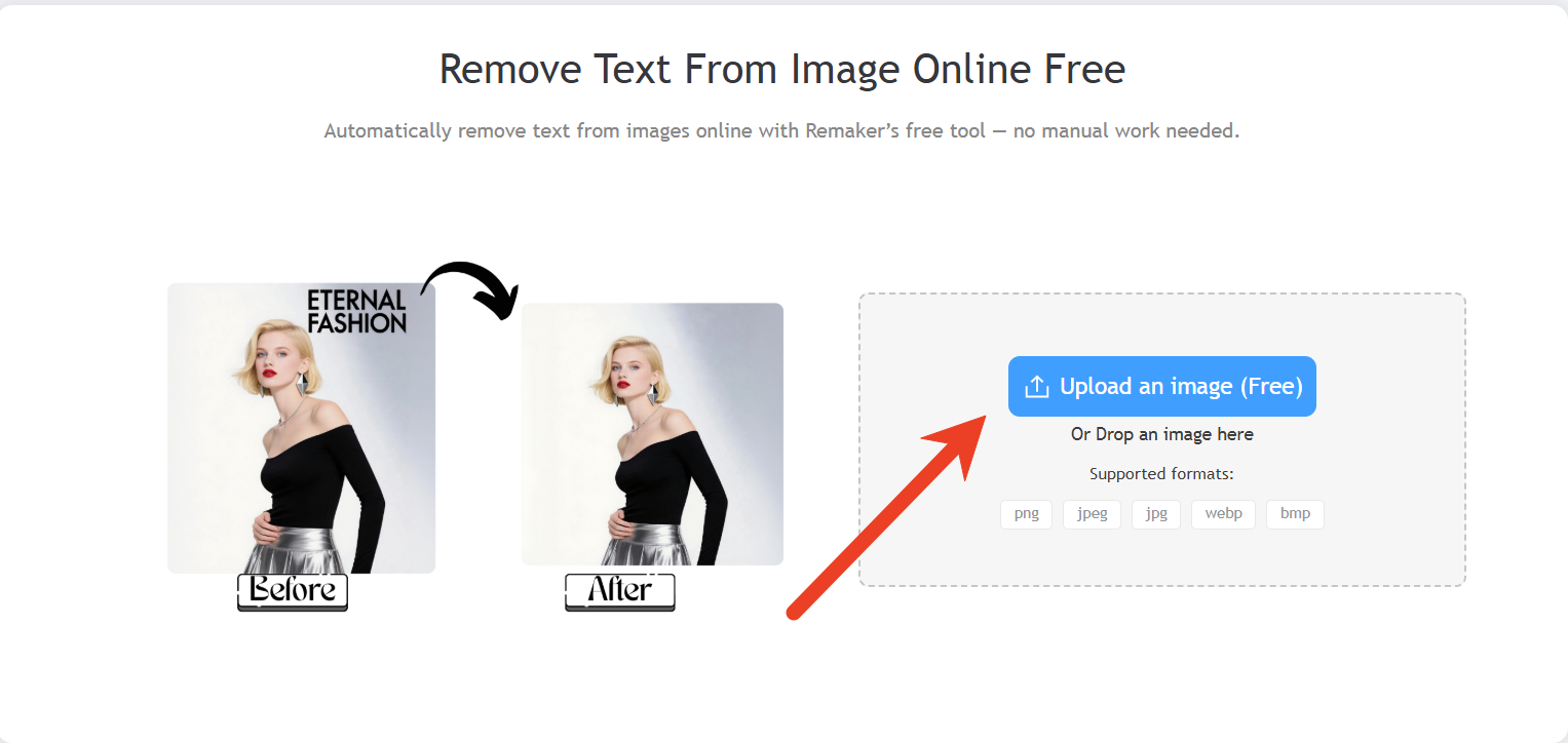 Step by Step Guide of Remaker AI Anime Generator