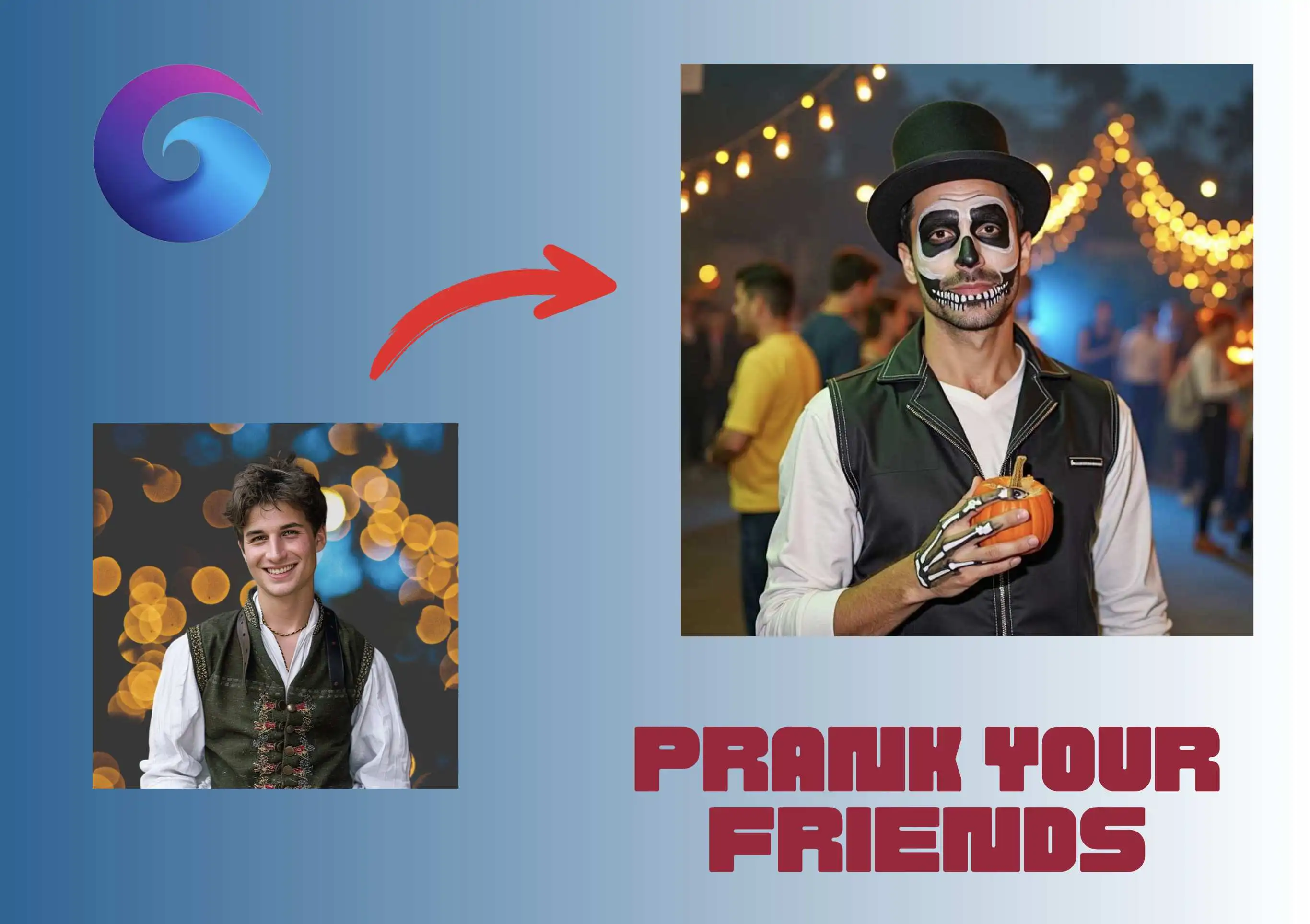 Prank your friends with the Halloween Filter