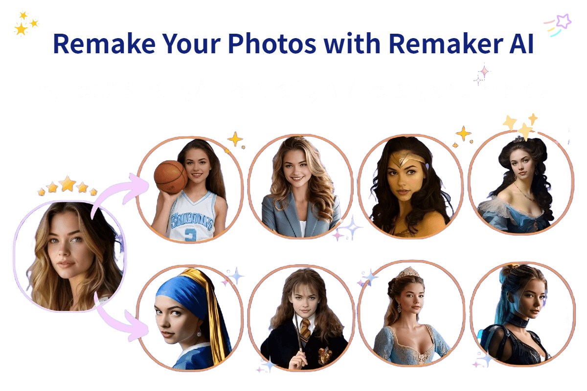 Remaker AIで写真をリメイク