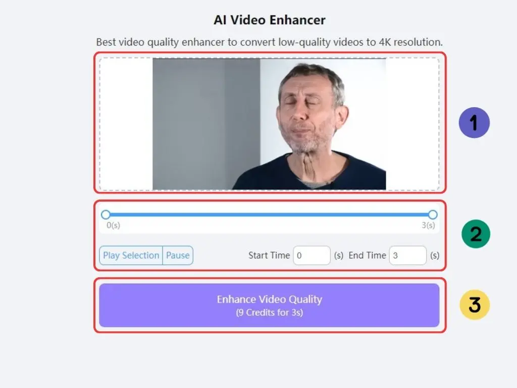 How to use AI Video Enhancer